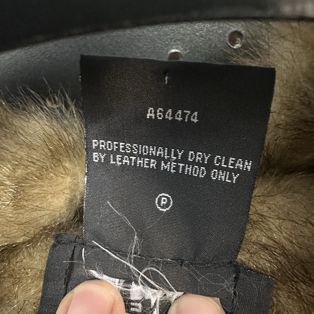 Vintage Dennis Basso Women's Burgundy Suede Leather Faux Fur Lined‎ Coat Medium - Picture 6 of 11